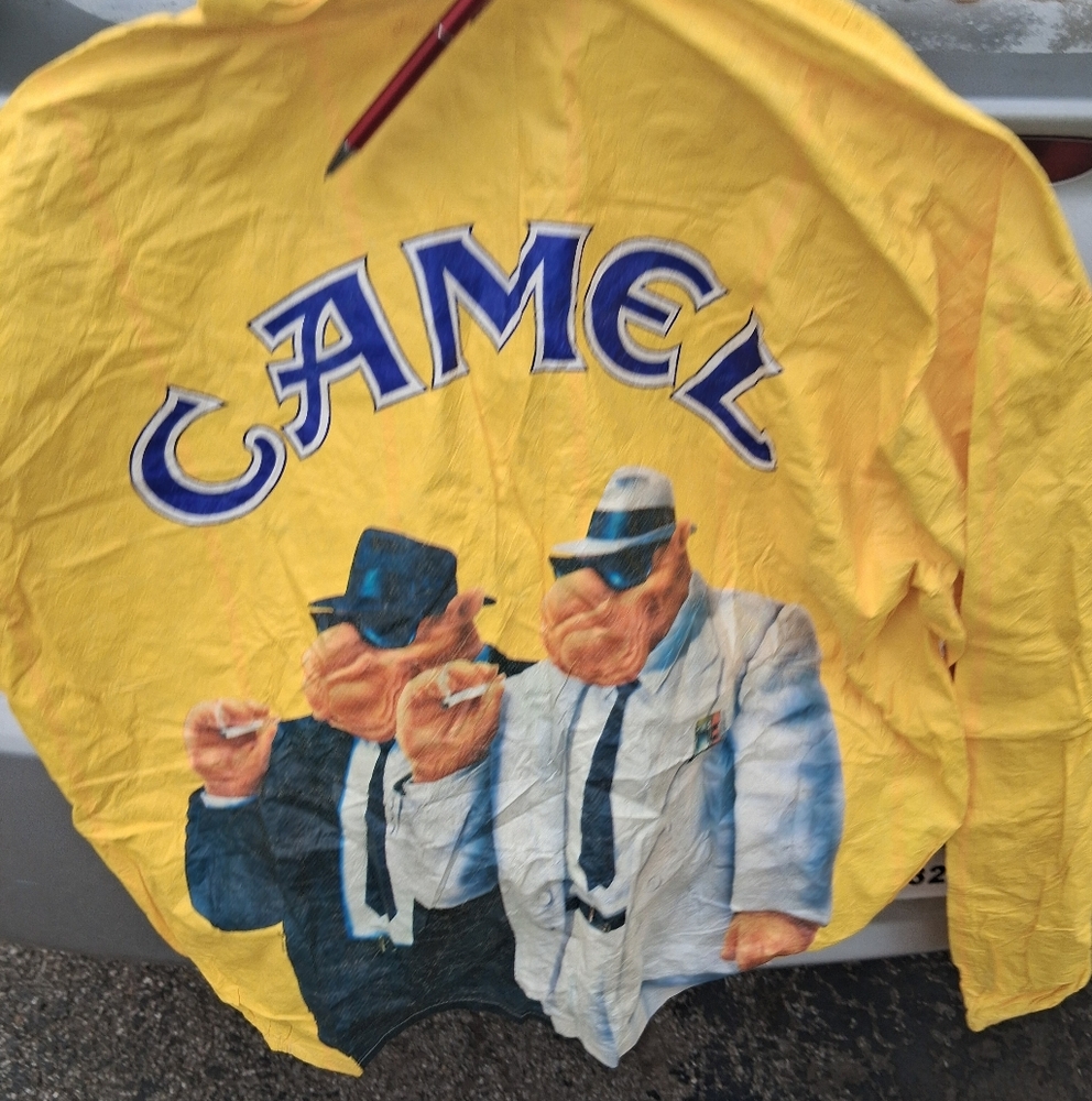 Camel Yellow Graphic Men's Jacket